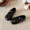 Zapatos Mary Jane Bajos Estilo Coreano para Niñas 2026 Nuevo Estilo Otoño/Invierno Moño Suela Ultra Ligera Suave Zapatos de Moda Versátiles