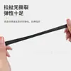Dediles de Látex Duraderos Desechables Dediles de Gel de Belleza de Látex Dediles para Manicura Dediles Protectores Negros Esmerilados