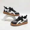 Tenis Infantiles para Mujer 2025 Otoño Nuevo Estilo Tenis con Algodón Extra Estilo Coreano Piel Zapatos Casuales Para Niños Medianos y Grandes Zapatos para Correr