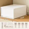 Caja de Almacenamiento de Ropa Tipo Cajón Almacenamiento y Organización para el Hogar y la Cocina Caja de Almacenamiento de Plástico Caja de Almacenamiento de Cosméticos de Escritorio