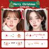 Fiesta de Tatuajes Navideños Nuevo Adhesivo Facial de Árbol de Navidad Estilo Europeo y Americano Decoración Navideña de Alto Rendimiento Celebrado en Internet