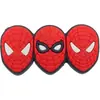 Série Spiderman sapatos buraco flor sapato fivela PVC decorativo destacável sapato fivela cross-border spot Amazon burst