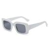 Gafas de sol Jamie 1854 de Moda con Montura Pequeña Cuadrada y Lentes Degradadas Color Océano, con Patillas Ovaladas Gruesas, Estilo Simple Gafas de Sol 1854