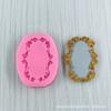 Porta-Retrato Totem Retrô Europeu Molde de Silicone Molde de Chocolate Fondant Decoração de Confeitaria Ferramenta para Bolo
