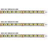 5V12V24V Regulável e Ajustável em Cor 2835 Temperatura de Cor Dupla Tira de Luz Suave Dimming por Toque Tricolor Caixa de Bateria USB Tira de Luz LED