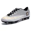 Zapatos de Fútbol 2040 Parte Superior Baja Cuero Niños Adolescentes Estudiantes Adultos Hombres y Mujeres Tacos Uñas Rotas Suela Plana Entrenamiento