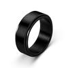 Anillo Giratorio Popular Europeo y Americano Transfronterizo de Acero de Titanio, Anillo Creativo para Meditación Yoga Mindfulness Giratorio para Descompresión
