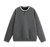 Camiseta Casual Nueva para Hombre 2026, Marca de Moda, Moderna y Única, Elegante, Falsa de Dos Piezas, Corte Holgado, Top para Hombre Talla Grande