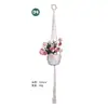 Vaso de Flores Rede de Bolso Cruzamento de Fronteiras Jardinagem Cesta Suspensa Rede de Bolso Criativo Planta Verde Vaso de Flores Tecido Cesta Suspensa Vaso de Flores Suspense Rede de Bolso