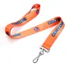 Lanyard de transferencia térmica de poliéster lámina de hierro gancho de ocho palabras insignia de permiso de trabajo insignia de certificado de exposición lanyard de tarjeta de fábrica logo impreso