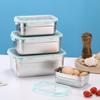 Set de Contenedores para Conservar Frescura Dingsheng Misanbroo Acero Inoxidable 304 Lonchera de Grado Alimenticio Específica para Refrigerador Bento