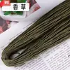 Fio de seda gelada oco de 1 mm de espessura para chapéus de crochê frescos de verão, bolsas, sapatos, almofadas, chinelos, fio brilhante para tricô artesanal