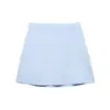 ZA Europa Transfronteriza Comercio Exterior Ropa de Mujer AliExpress Venta Caliente Moda Conjunto de Falda Corta de Punto