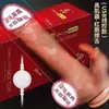 Pene Artificial Jiuai, Carne Suave, Juguete Sexual Eléctrico Realista Femenino, Juguete Sexual Caballo de Guerra, Productos para Adultos