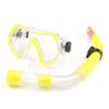 Set de Snorkel Amazon, Gafas de Buceo de Silicona, Tubo de Respiración, Equipo de Buceo de Dos Piezas con Tapones para los Oídos y Máscara de Snorkel