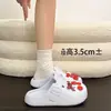 Chinelos Birkenstock Crocs Femininos de EVA com Sola Grossa e Biqueira Fechada Sandálias de Verão Retro Versáteis para o Trabalho ao Ar Livre Praia Femininas