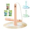Corda de Pular Fluorescente de PVC Angnet F4136 (Não Contando) (Misturado) (Peça) Estudante 2,8m Ajustável