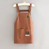 Delantal de Lona Antimanchas a la Moda para Cocina Casera Resistente al Desgaste Transpirable Delantal para Catering Especial para Mujer Ropa de Trabajo para Adulto con Estampado
