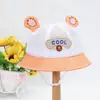 Bebê de 0-2 anos Chapéu de bacia novo Chapéu de rede respirável com proteção solar de verão Chapéu de sol de viagem Chapéu de pescador de rede para crianças