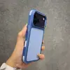 Adequado para iPhone 18 Pro Max, capa de celular magnética com sensação de pele fosca, capa protetora anti-queda de quatro cantos para Apple 17P