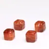 Marca Famosa Cristal Flor Roja Natural Cubos de Hielo Flor Roja Azúcar Cubos Cuentas Sueltas Fábrica Mayorista Venta Directa
