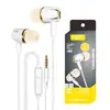 Em Estoque Fones de Ouvido com Fio 3.5mm Plug Direto Fones de Ouvido Intra-auriculares com Controle Remoto e Microfone Fones de Ouvido Universais para Celular Venda por Atacado