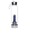 Copo de Vidro de Cristal, Copo de Spa com Ponta Única, Copo de Energia Varinha Mágica Seis Lados, Xícara de Chá, Garrafa de Água, Logotipo Personalizável, Alto Borossilicato