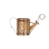 Nueva Lámpara de Tetera Hada Flor Jardín Patio Impermeable Exterior Solar Lámpara Decorativa Paisaje Hierro Hogar Creativo