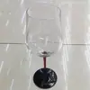 Conjunto de Taças de Vinho Verdes de Vidro Alto para Uso Doméstico, Taças de Vinho com Barriga Grande, Conjunto de 6 Taças de Vinho