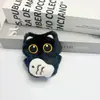Nuevo Gato Gato Negro Muñeca Muñeca de Felpa Colgante Llavero Muñeca Linda Regalo de Pareja Adornos para Colgar en la Mochila Escolar