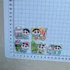 Juguete de Comida Lindo Crayon Shin-Chan Parche Acrílico Colgante para Bolsa Cadena para Celular Llavero Accesorios para Pasador Material por Lote