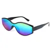 Nuevas Gafas de Sol Multicolores con Forma Especial, Gafas de Sol de una Sola Pieza para Fotografía Callejera, Elegantes de Celebridad de Internet, Gafas de Sol Europeas y Americanas, Personalización de Moda
