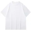 Camiseta de manga corta americana para estudiante para hombre de algodón cuello redondo holgada blanca para hombre duradera camiseta interior color liso baloncesto media manga