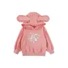 Conjunto de Renda para Meninas Wulibu 2026 Novo Estilo Primavera e Outono Camisa Moletom Infantil Cartoon Saia de Suspensório Tendência Moda