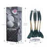 Juego de Utensilios de Cocina con Mango de Silicona Colador Espátula para Freír Cuchara para Sopa Espátula para Freír Utensilios de Cocina para el Hogar Espátula Cuchara para Cocinar Juego de 6 Piezas