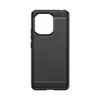 Funda para Teléfono Móvil Adecuada para Redmi Note13 4g Funda para Teléfono Móvil Anticaídas con Patrón de Fibra de Carbono Cepillada para Redmi Note13 4g