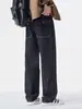 Roupas Masculinas Fengshe / Nova Coleção de Primavera Cor Original Não Desbota Reta Casual Americano Calças Largas Soltas