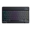 Teclado Bluetooth Adequado para Celulares e Tablets, Teclado e Mouse Sem Fio Luminoso Universal de Alta Aparência para iPad Conjunto Tudo-em-Um
