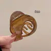 Presilha de Cabelo de Abóbora Pequena de Formato Irregular para Mulheres com Cabelo Fino, Grampo para Coque Completo, Presilha de Tubarão para a Parte de Trás da Cabeça, Acessório de Cabelo de Alta Qualidade