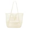 Bolsa de Praia de Rede de Grande Capacidade Verão Amazon Bolsa Tote Bolsa Tote Malha Modelada Bolsa de Ombro Feminina Multi-Bolsos Bolsa de Praia