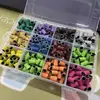 Color cabeza pulidora de uñas anillo de lija lijado papel de lija cabeza pulidora uñas herramientas para uñas suministros anillo de lija