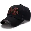 Zhen Yueqi Primavera y Otoño Exportación Sombrero Lavado Casual para Hombre Gorra de Béisbol Vintage Sombrero de Sol Bordado para Exteriores
