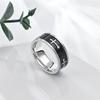 Anillo de cruz de acero de titanio Europa y Estados Unidos joyería venta caliente transfronteriza no se decolora corrosión aceitado fabricantes de anillos para hombre