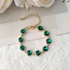 Collar de diamantes de colores nuevo de primavera y verano para mujer, cadena para el cuello de diseño de nicho de alta calidad, todo a juego, exquisita cadena de clavícula de dopamina