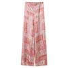 Conjunto de Dos Piezas para Mujer con Chaleco Estampado de Diseño Elegante y Pantalones de Pierna Ancha, Estilo Nacional de Verano, Nueva Moda China N6002