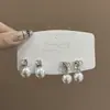 Pendientes de Plata de Ley S925 con Perlas de Imitación de Gama Alta para Mujer, Pendientes de Diseño Nicho, Pinzas para Orejas y Accesorios para Orejas Versátiles y Elegantes