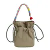 Bolsa para Teléfono Móvil 2026 Nuevo Estilo Coreano Color Caramelo Bolso Cruzado Nicho Gama Alta Estilo Bosque Estudiante Casual Bolso de Hombro