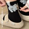 Calcetines Blancos de Gato para Mujer Verano Delgados con Bola Estereoscópica Dibujos Animados Lindos de Media Pantorrilla Calcetines Personalizados Divertidos de Huevo
