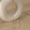 Cadena de Dedo de Acero Inoxidable con Circonita, Nueva Moda Transfronteriza para Exportación a Europa y América, Estilo Extremadamente Minimalista, Cadena de Muñeca de Mujer Ol de Moda y Tendencia
