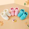 Zapatos para Bebé Recién Nacido Primavera y Otoño Suela Suave Cubrezapatos de Felpa Caliente para Niños y Niñas Zapatos Protectores para Pies de Bebé